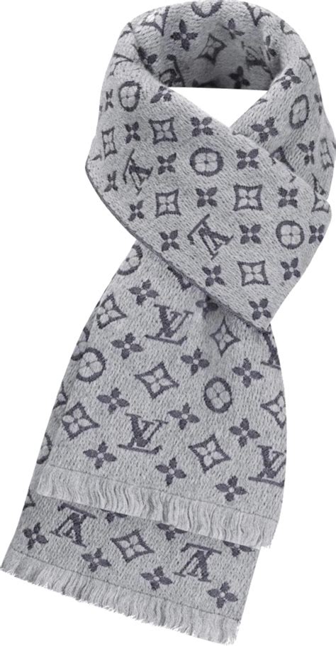 louis vuitton monogram shalet scarf grey|Monogram Classic Scarf S00 .